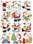 (image for) Jolly Santa Ornaments